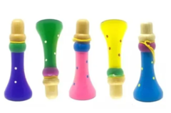 Trompeta Silbato Madera Colorida Corneta Infantil Souvenir - yosipuedodidacticos