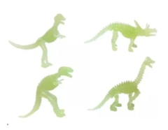 4 Dinosaurios Fluorescentes Brillan Oscuridad Mesa Lumínica - yosipuedodidacticos