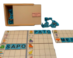 Bingo De Letras En Madera Lectoescritura 65 Pzas Didáctico - comprar online
