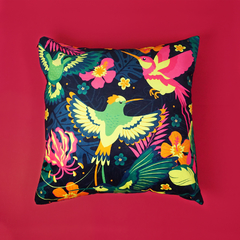 Cojín Colibríes