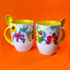 Mug para Café Colibríes - kropsiland