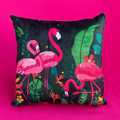 Cojín Flamingos en internet