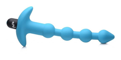 Imagen de Bolas Anales Vibradoras De Silicona Azul Con Control - Anal Beads Bang