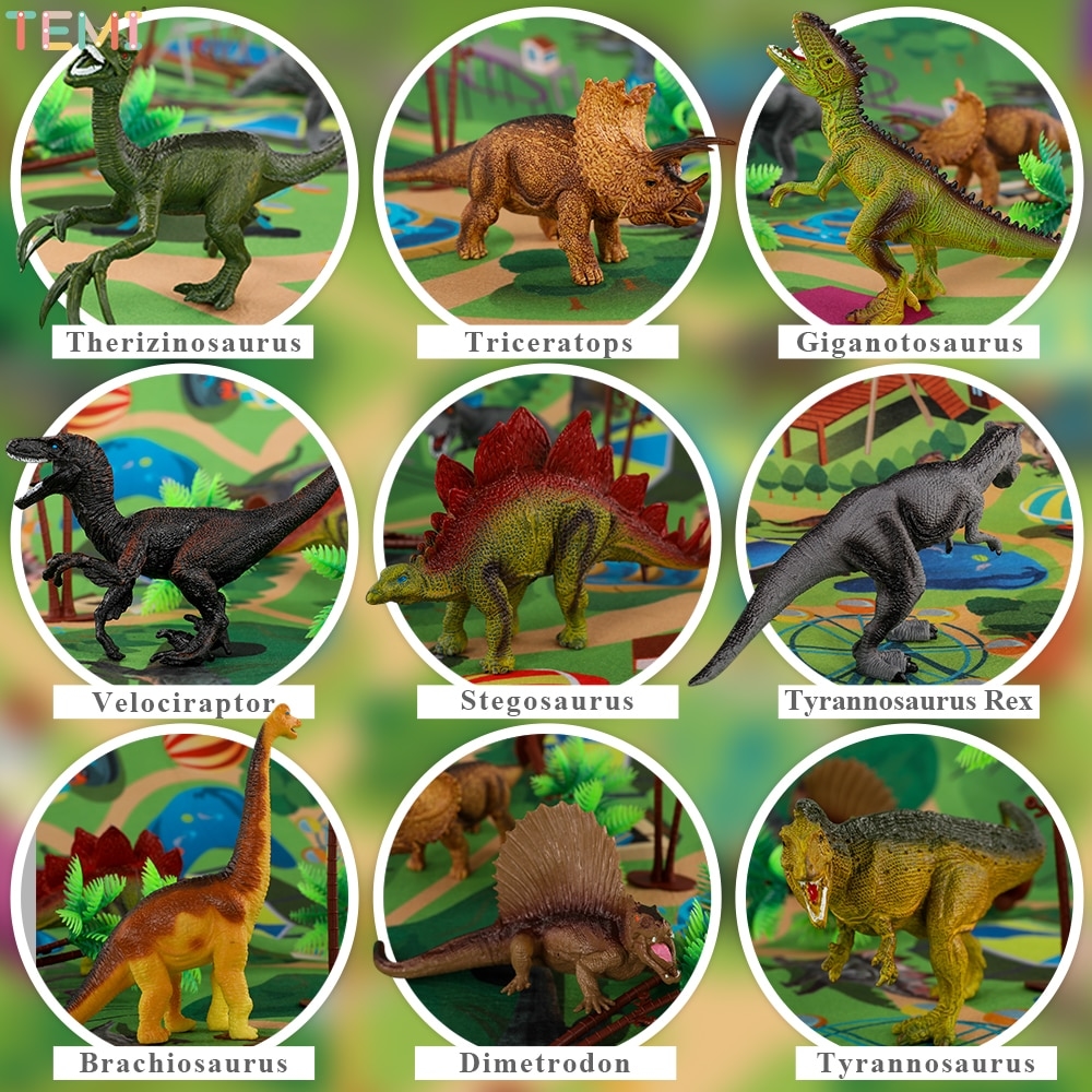 Tapete de Jogo Mundial de Dinossauros, Presente de Dia das