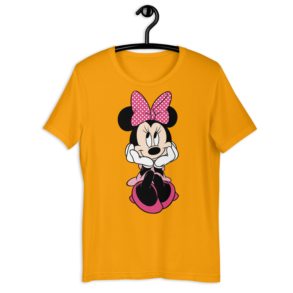 Camiseta Blusa Feminina T-Shirt Premium Desenho Minnie Algodão para O Dia  Dia Tamanho M Novo, Camiseta Feminina Nunca Usado 90765265