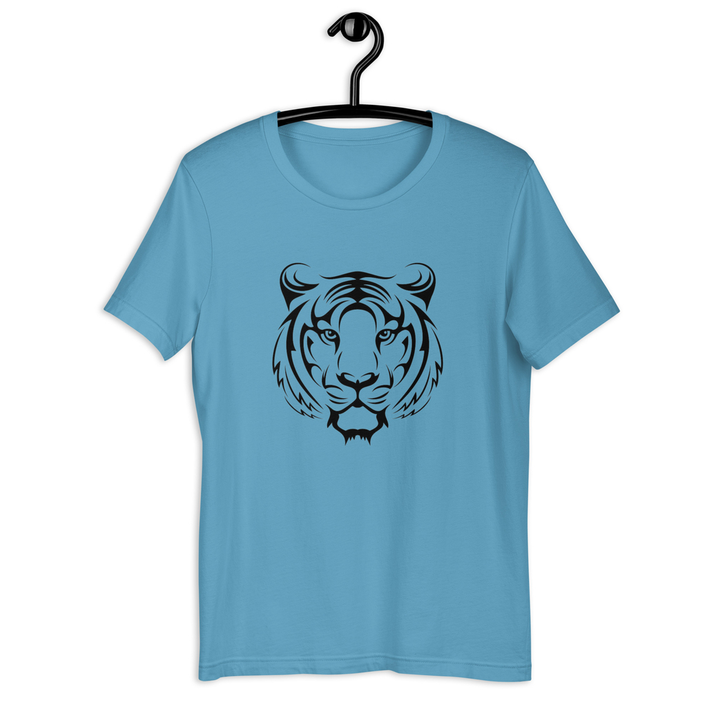 RobertDTesta Camiseta Masculina Casual De VerãO Com Tatuagem De CabeçA De  Tigre E Manga Curta, Com Estampa Digital De Tigre Viking 3d,Blue,XL