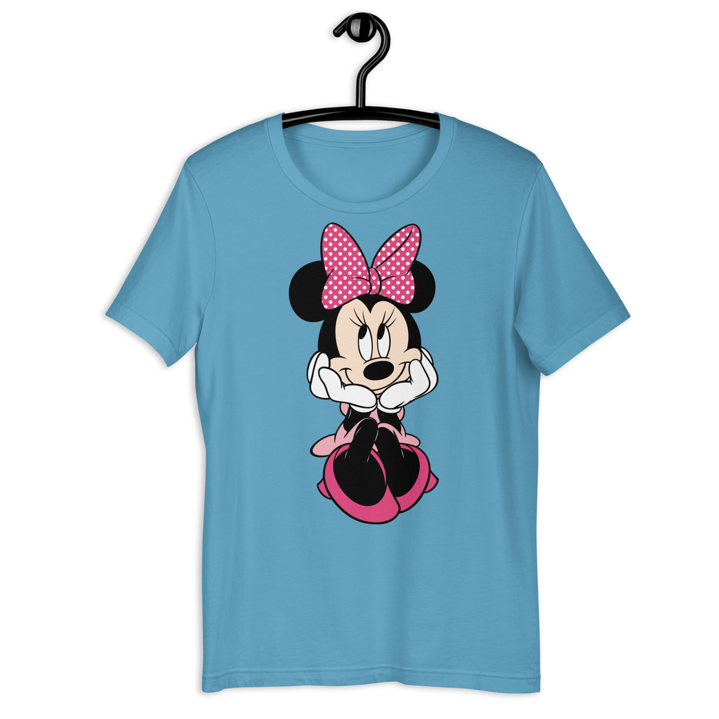 Camiseta Blusa Feminina T-Shirt Premium Desenho Minnie Algodão para O Dia  Dia Tamanho M Novo, Camiseta Feminina Nunca Usado 90765265