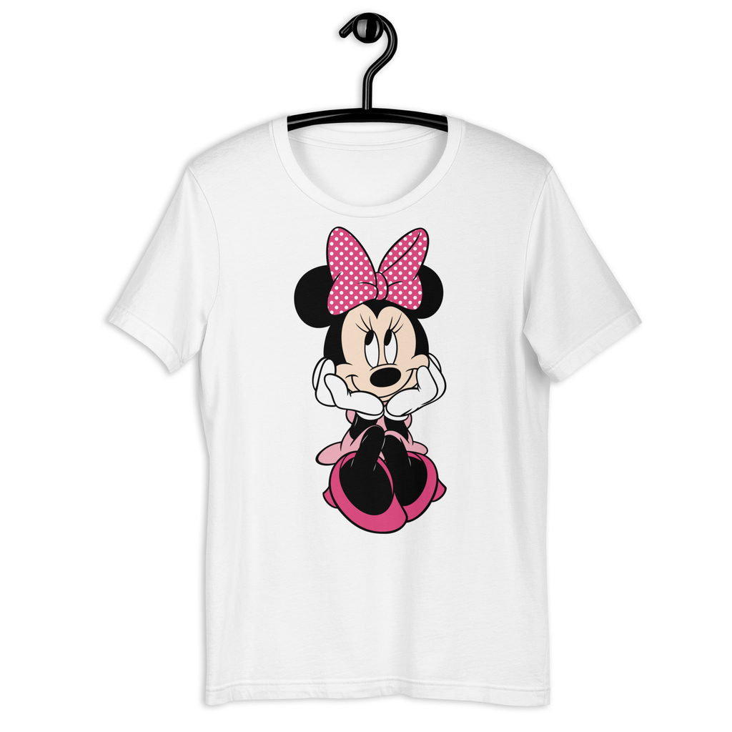 Camiseta Blusa Feminina T-Shirt Premium Desenho Minnie Algodão para O Dia  Dia Tamanho M Novo, Camiseta Feminina Nunca Usado 90765265