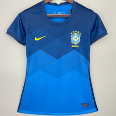 camisa do brasil feminina azul