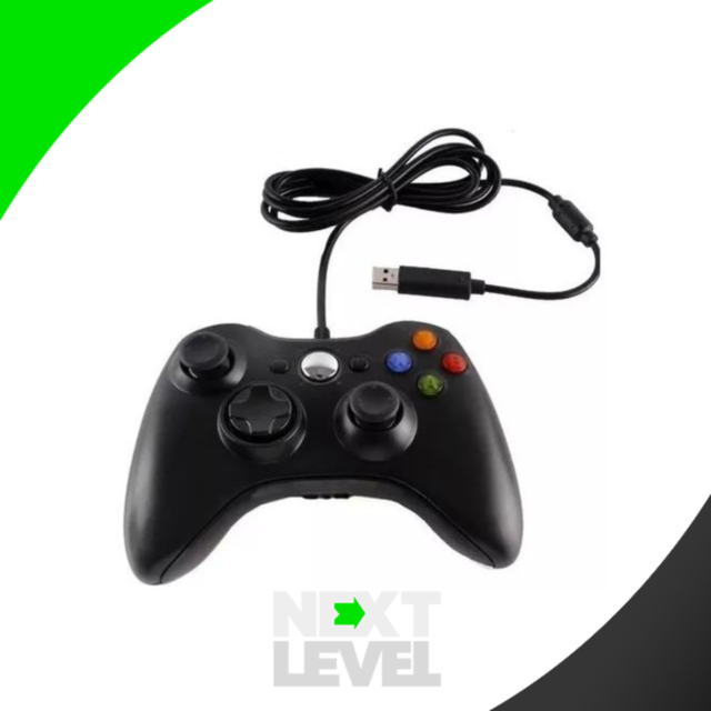 Controle Xbox 360 com Fio USB : : Games e Consoles