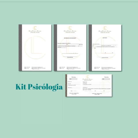 Kit Psicologia, Bloco Anamnese Psicológica