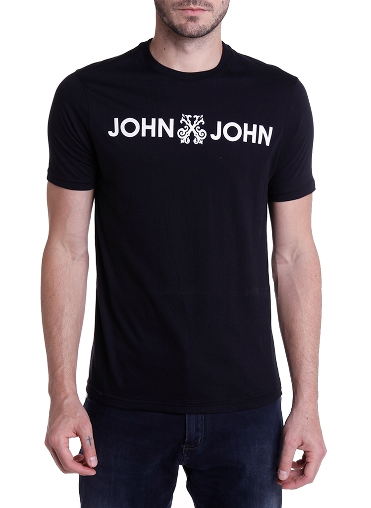Camiseta John John JJ Line Feminina - Preto