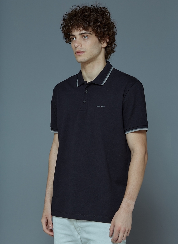 POLO TWO LINES BRANCA JOHN JOHN MASCULINA 86.01.0265