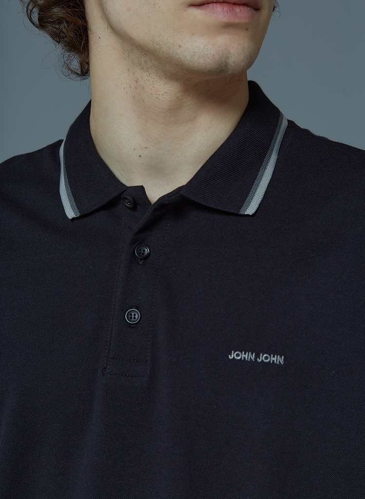 POLO TWO LINES BRANCA JOHN JOHN MASCULINA 86.01.0265