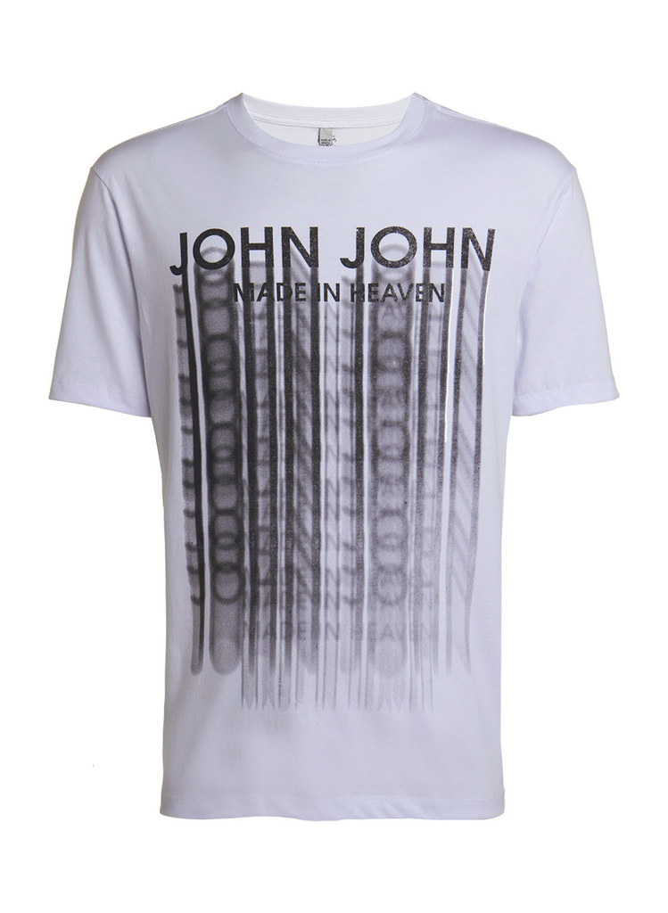 CAMISETA JOHN JOHN LOGO MESCLA MASCULINA 42542244