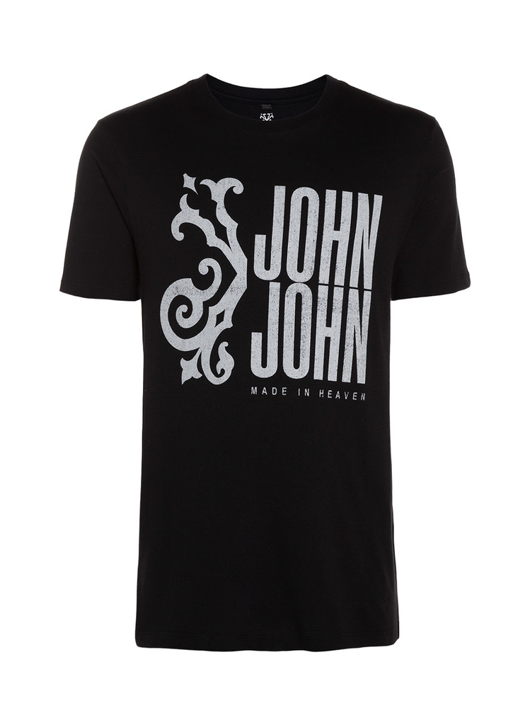 CAMISETA JOHN JOHN LOGO BRANCA MASCULINA 42542243