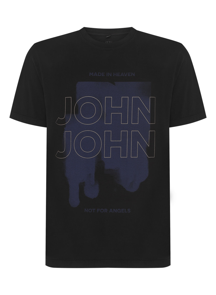 CAMISETA JOHN JOHN LOGO BRANCA MASCULINA 42542243