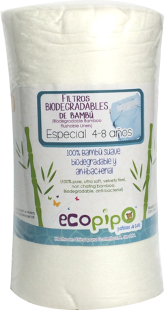 Filtros de bambú de 4 a 8 años