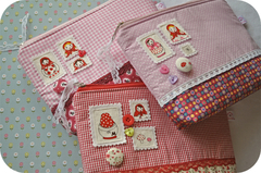 Nécessaire Mamuska red - Casinha de Pano