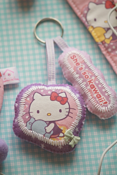 Kit organizador de fios Hello Kitty - Casinha de Pano