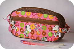 Estojo com bolso frontal Snoopy
