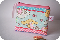 Porta Moedas Cinnamoroll azul