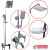 SET DUCHA 7 PIEZAS ZINC Y ACERO INOXIDABLE FACIL INSTALACION MOZART CROMADO