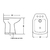 Bidet Alto Cordenons Discapacitados Problemas Movilidad 1 o 3ag - comprar online