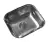 Bacha para cocina simple EE37 Johnson 37x34x15 acero 430