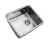 Bacha cocina Johnson Quadra Q40 pileta simple 40x34x18 cm acero inoxidable 304