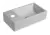 Pileta de Baño Piazza 45x25x12 de apoyar para griferia de 1 agujero