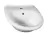 Bacha baño 34.5x36x13 lavatorio colgar Aguamarina Cordenons 1 Agujero