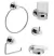Accesorios baño 5 piezas Arizona FV 0179.05/B1