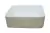 Bacha de baño rectangular 47x37x13 de apoyar blanca