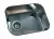 Bacha cocina pileta simple Johnson E44 de 44x34x15 cm