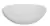 Bacha Bano Oval 41x33x145 Bacha Apoyo Ceramica Blanca
