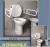 Barral Rebatible Baño Discapacitado 60 cm con Portarrollo - comprar online