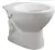 Inodoro Ferrum Andina corto a codo blanco sanitarios baño