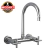 GRIFERIA COCINA MEZCLADORA PARED MOZART TEXAS VOLANTE CRUZ C/DIFUSOR MOVIL
