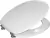 Asiento con tapa apto inodoro Tauro 220-M Ariel en HDF blanco
