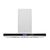 Extractor Purificador De Cocina Tst Colhue Ac. Inox. Y Vidrio De Pared 600mm X 60mm X 510mm Plateado 220v