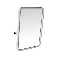 Espejo Basculante Para Baño Discapacitado Blanco 60 X 80cm Aprobado!