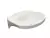 Lavatorio de baño Traful Ferrum en plastico 50x40x17 cm blanco