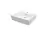 Pileta baño Piazza A117 bacha rectangular 45.5x40x15 cm con 1 agujero