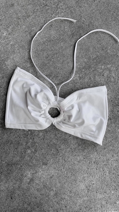TOP FRUNCE ELASTICO ARGOLLA MORLEY - tienda online