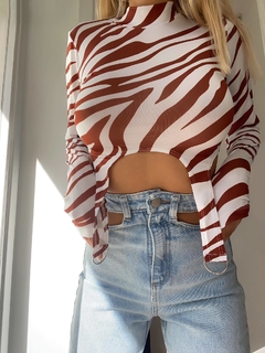 TOP POLERA TIRADORES CEBRA en internet