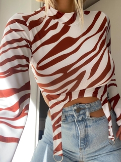 TOP POLERA TIRADORES CEBRA - comprar online