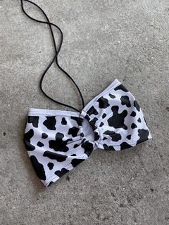 TOP FRUNCE ELASTICO VAQUITA - comprar online