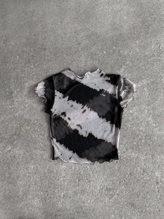 TOP JIMENA M/C TUL BATIK - Flor Gagliani Mayorista