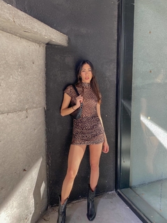 VESTIDO MALLORCA M/C TUL CEBRA en internet